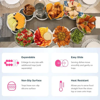 Rotating Lazy Susan Plate