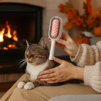 Pet Beauty Brush and Cleaning Wipes Combo