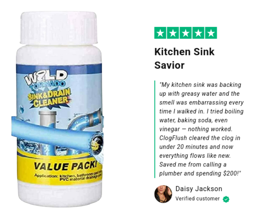 ClogFlush Sink & Drain Deep Clean