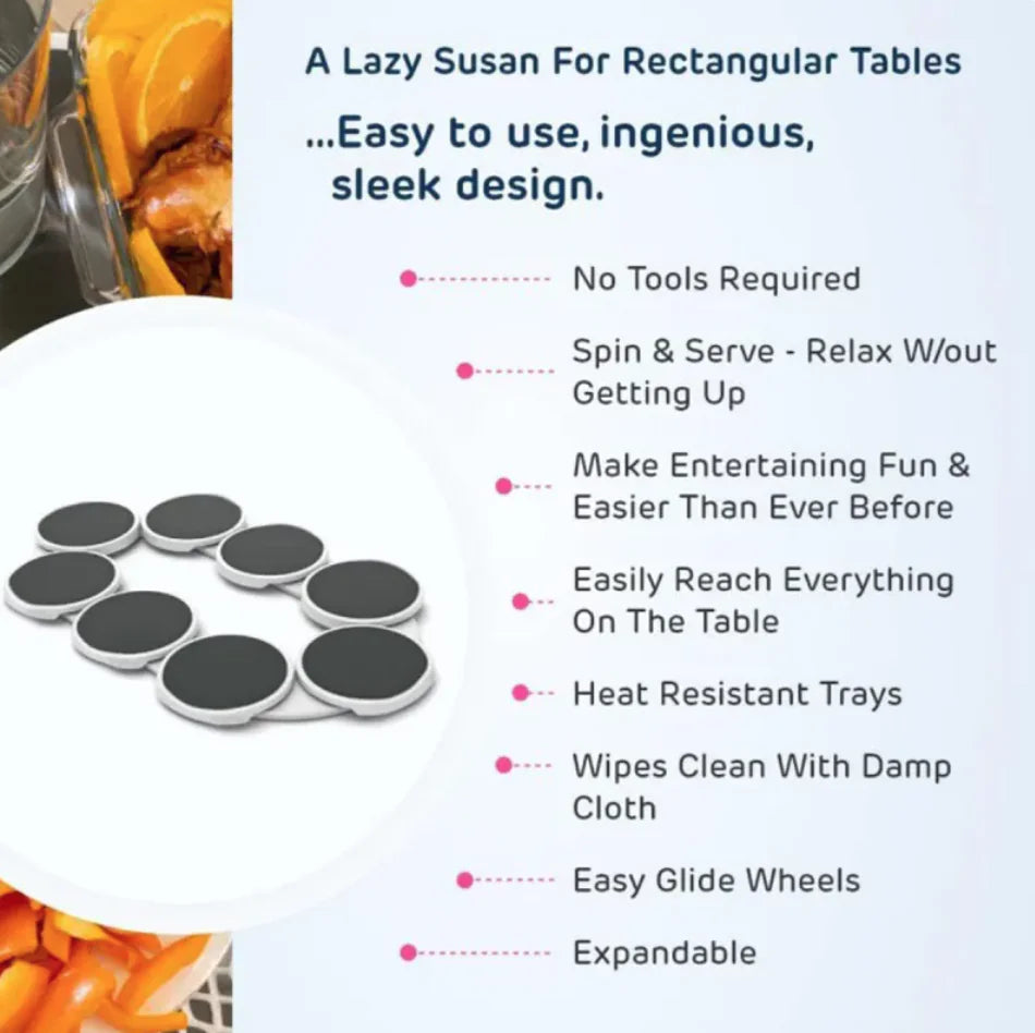 Rotating Lazy Susan Plate